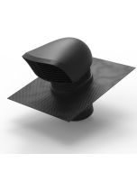 Flex XL design roof exhaust 180/200mm Black